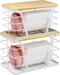 TIDIIABODE 2 Pack Stackable Laundry Room Organization and Storage, Laundry Room Decor