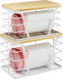 TIDIIABODE 2 Pack Stackable Laundry Room Organization and Storage, Laundry Room Decor