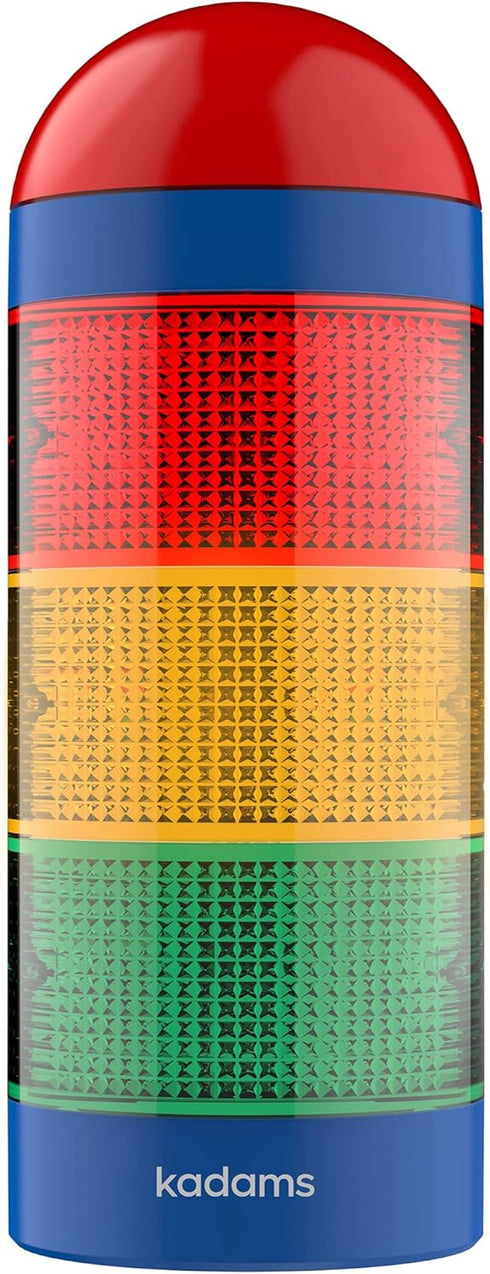 KADAMS Visual Timer for Kids with Audio Pre-Alarm, Traffic Light Alarm for Classroom Home Time Management Tool