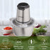 Liebe&Lecker Food Processor, Meat Grinder with 1 Bowl 8 Cup, Electric Food Chopper, 4 Sharp Blades, 2 Speed, 350W