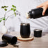 Suclain 3 Pieces Yerba Mate Kit, 12 oz Cup and 34 oz Stainless Steel Thermal Bottle Set, Black