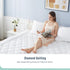 18-22" Queen Mattress Pad Cotton Mattress Pad Cover Quilted Mattress Cover Deep Pocket Mattress Protector Queen Size