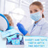 Sliner 4 Pcs Dental Assistant Gifts for Women, Cute 12 oz Teeth Tumbler, Cosmetic Bag, Keychain, and Socks