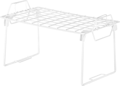 Whitmor Wire Grid Stacking Shelf Small, White