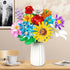 Flowers Bouquet Building Set, 980 PCS - 12 Kinds of Flowers, Botanical Collection for Mother's Day, Birthdays, Gifts