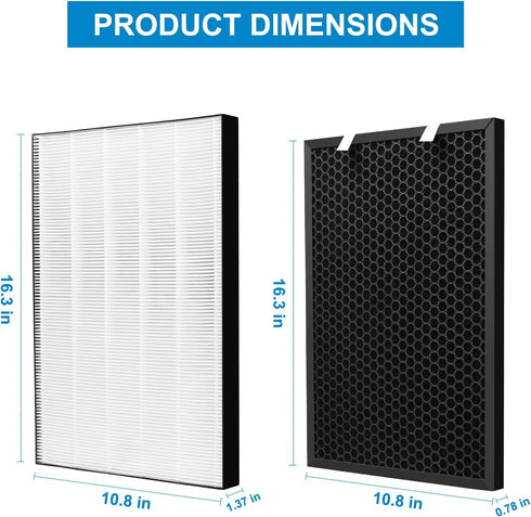 Air220 Air320 HEPA Filter Replacement for Bissell Air220 Air320 2768A 2609A, Includes 2 Pack True HEPA Filter
