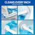 RLOW 30 Count Disposable Toilet Brush Heads, Toilet Bowl Wand Refills for Clorox Toilet Cleaning, toilet scrubber