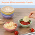 BGHEOUYV 6 Pack 4.5 OZ Small Bowls, Assorted Colors Dipping Sauce Cups, Ice Cream Bowls, Wheat Straw, Unbreakable