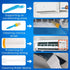 18pcs 2L Oiktylr Mini Split Cleaning Kit Bag, Waterproof AC Cleaning Cover with Storage Bag, PVC Air Conditioner