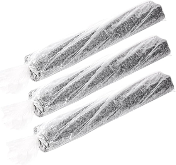 Rug Storage Bag, Pack of 3 for Rolled Rugs up to 6'x 9', Clear Plastic Bag for Moving and Packing