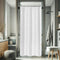 AooHome Fabric Shower Curtain, 36 Width x 72 Height Inch Stall Size Bathroom Curtain, Waterproof, White
