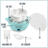 Nostalgia Retro Electric Large Hard-Boiled Egg Cooker, 7 Capacity, Poached, Scrambled, for Keto & Low-Carb