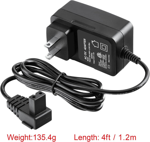 SLLEA 12.6V 2-Prong AC/DC Adapter for Paxcess HJ1103 Cordless Robotic Pool Vacuum Cleaner, 5000mAh Power Supply
