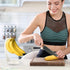 1-Pack Meadow Lane Banana Holder Stand - BPA-Free White Plastic Fruit Hanger for Freshness, Kitchen Storage Item