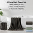 8 Pack Set, 2 2 4 Ferdilan Bath Towel Extra Large Bath Towel Sheets, Hand Towels and Washcloths Ultra Soft