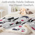 BlessLiving Boston Terrier & Frenchie Dog Plush Blanket, Cute Puppy Dog Cozy Fleece Throw for Kids, Girls & Women -