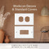 Storage Theory Power Perch Horizontal Outlet Shelf - Space Saving Bathroom Shelving for Electric Toothbrush, Echo Dot
