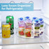 Guzon 6 Pack Lazy Susan Turntable, 10 Inch Clear Rotating Organizer for Kitchen, Pantry, Dresser, Bathroom