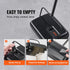 VEVOR Carpet Sweeper Manual, Floor Sweeper with 300 ml Dustbin Capacity, Easy to Empty for Home Office Carpets, Black