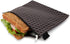 Nordic By Nature 4 Pack Reusable Sandwich Bags, Dishwasher Safe, BPA Free, Black Metal