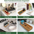 Bamboo Drawer Organizer, Kitchen Utensil Organizer, Office Supplies Desk Organizer, 12"*4"*2"