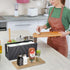 Commercial Paper Towel Dispenser Wall Mount, Paper Towel Holder Wall Mounted with Lid, Solid Wood C-Fold, Z-Fold