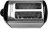 Dominion 2-Slice Toaster, Shade Control, Slide-Out Crumb Tray, Auto-Shutoff, Brushed Stainless Steel/Black