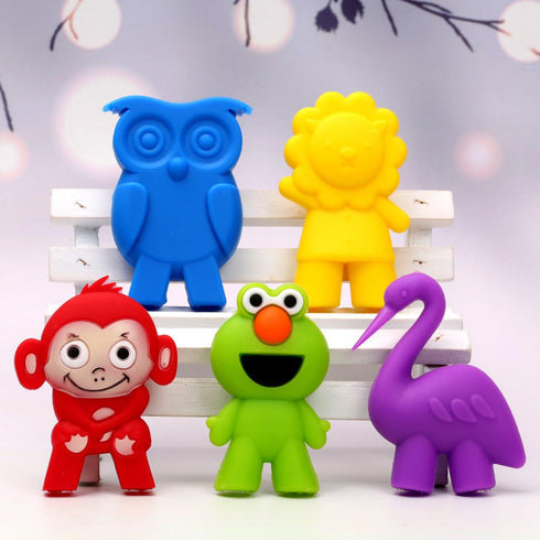 Training Chopsticks for Kids and Beginners - 5 Pairs with Attachable Learning Helper, Right or Left Handed