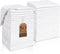 TEAWOO White Washcloths Bulk 50 Pack, Highly Absorbent & Quick Drying Face Towels,