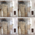 Batmerry Brown Beige Abstract Art Decorative Shower Curtain, Cute Long Wide Shower Curtain with Rust Proof Grommets
