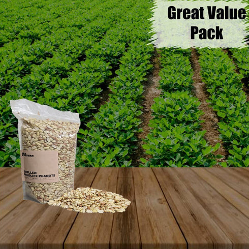 Old Potters 10 lbs Wildlife Shelled Peanuts, for Birds, Squirrels, and Wildlife. USA Grown Non-GMO, Organic Small Farm