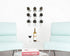 VintageView Vino Series - 1 Bottle Wall Mounted Wine Rack (Milled Aluminum) for Drywall Installs - Stylish Modern Wine