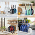 Detachable Lid Organizer for Pots and Pans, Adjustable Kitchen Cabinet Storage for Cooking Utensils