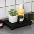 Counter Display(Classic,Black,9 6 Inch) Amyhill Wood Pedestal Stand Kitchen Soap Tray Farmhouse Wooden Riser Stand