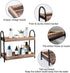Countertop 2 BDBDYEAY Bathroom Organizer, Tier Vanity Organizer and Storage for Cosmetic Skincare Perfume, Wood Bead