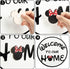 19Pcs Cute Mouse Interchangeable Seasonal Welcome Door Sign - Front Door Decor for Farmhouse