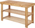PUPL 3 Tier Bamboo Shoe Bench, Entryway Bench Shoe Rack Organizer for Bedroom
