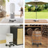 Chinpakden 10.24" 2 Pack 360 Plant Stand with Wheels - Plant Caddy, Rotatable and Lockable Plant Rollers, Easy to Move