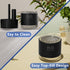 SZO Colorful Mini Humidifier, USB Rechargeable, 4 Modes Super Quiet, Suitable for Travel Office Family - Black