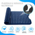 Linoows Extra Long Non Slip Bath Mat, 40 x 16 Inch Navy Blue Bath Tub Mat with Suction Cups
