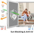 One Way Window Privacy Film, Reflective Tint for Home, Sun Blocking Anti-UV Clings with 3 Tools