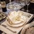 KPOSIYA Set of 20 Napkin Rings, Metal Gold Hollow Out Flower Holder for Wedding Party Holiday Banquet