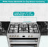 15.7" - 28" Stainless Steel Stove Gap Filler, Slide-in Range Rear Filler Kit, Backsplash for Most Brand Kitchen Stoves
