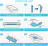 Slip-40 16 Inch, SHUCHING Baby Bath Mat for Tub Non X Kids Bathtub Mat Mold Free, Shower Mat Anti Slip for Bathroom