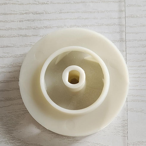 DD94-01003A Dishwasher Wash Pump Impeller Assembly for Samsung R5 Models in Pale Yellow