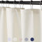 CAROMIO Soft Microfiber Fabric Shower Curtain or Liner for Bathroom, Decorative Embossed