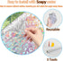 Rainbow Window Privacy Film, Decorative Stained Glass Window Tint for Home, 3D Window Clings, Static Cling Sticker