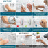 TAILI Soap Bar Holder Dish with Hooks, Shower Soap Tray Saver Suction Cup with Razor Holder for Wall, Rustproof
