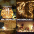 Decute 100 LED 50 Photo Clips String Lights, 33FT Starry Fairy Lights for Hanging Pictures, USB Powered with Switch,