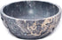 Marble Soapstone Natural Smudge Pot, Stone Bowl for Scrying and Smudge (5 Inch) from India, Handmade Leaf Carved Design